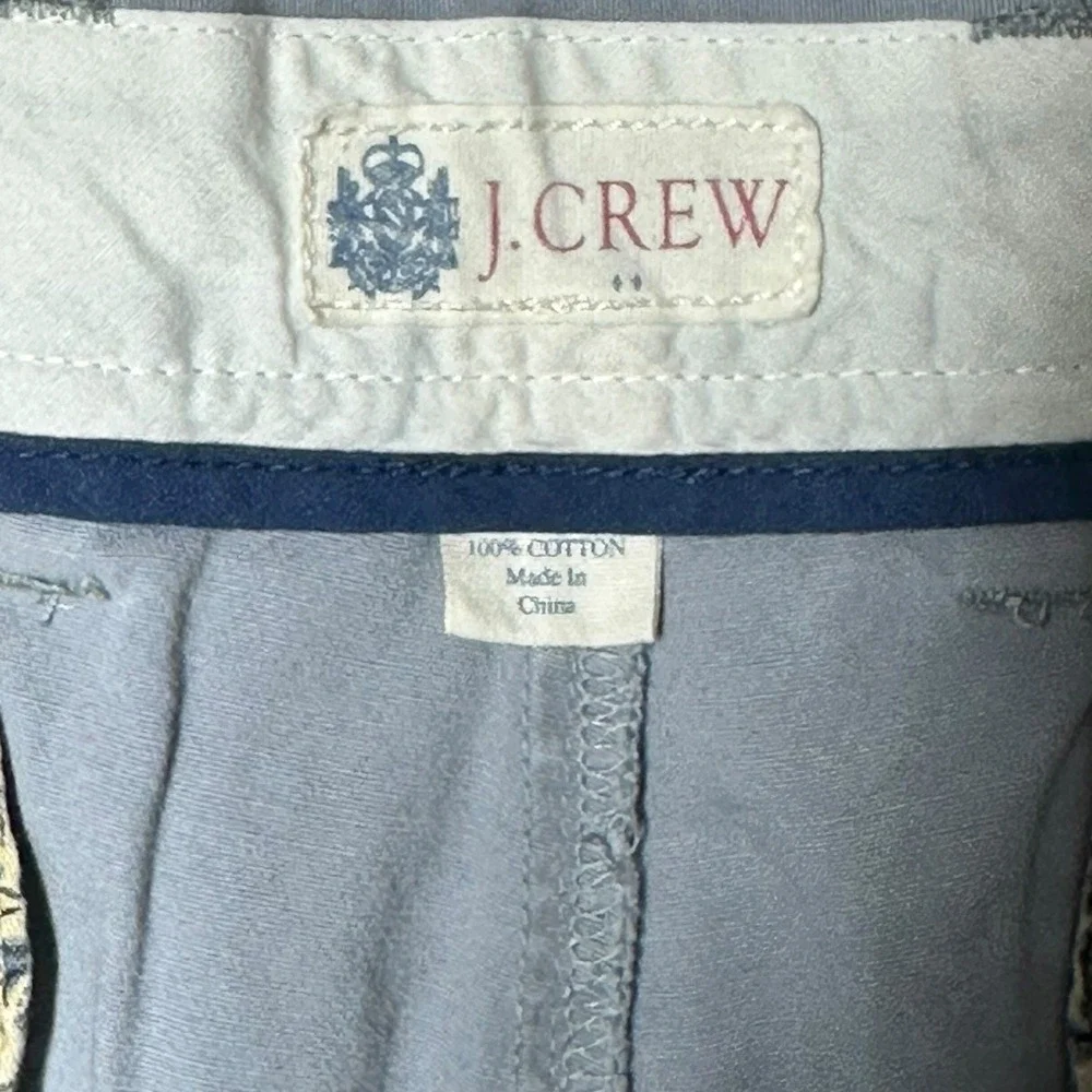 J. Crew Men's Gray Cotton Chino Shorts Size 32‎ Casual Summer